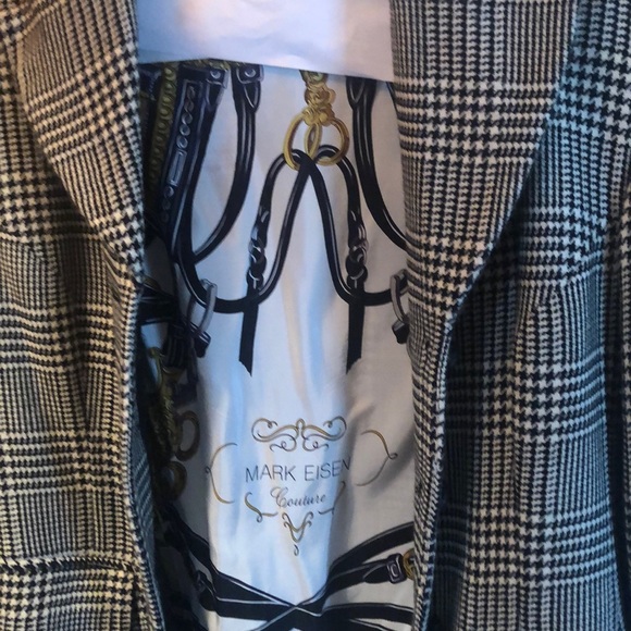 Houndstooth Mark Eisen blazer - Picture 2 of 4